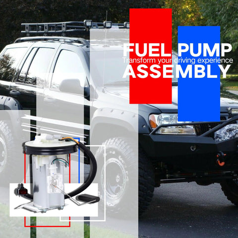 Direct Fit Electric Fuel Pump Assembly With Sending Unit For 1999-2004 Jeep Grand Cherokee 4.0L And 4.7L Replaces OE E7127MN FG0918
