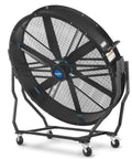 Built Tough 79 Inch Portable Industrial Fan With Pro Grade PMSM Motor tiltable mobile floor blower on sturdy frame.