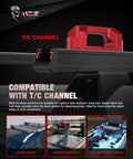 Built Tough T Track Tie Down Anchors For Truck Bed Rails And Tonneau Covers Rock Solid T Slot Cleats Made From 6061 Aluminum In Red on T/C channel.
