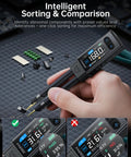 All In One SMD LCR ESR Meter With Tweezer Probes Auto Sort And Compare Measures Resistors Capacitors Inductors Diodes