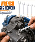Heavy Duty 600 Pc Zerk Fittings Kit With Complete Sae Metric 1/4 And 1/8 Inch Set Plus Dust Caps And Wrenches For All Your Daily Machine Greasing Needs. 5 wrenches sizes 7-11 mm on grease fitting