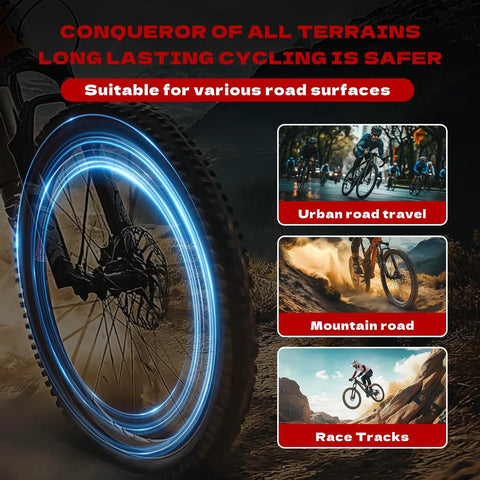 Heavy Duty 4 Pack Bike Inner Tubes 26x1.75 1.95 2.125 Puncture Resistant Butyl Rubber With 32mm Schrader Valve For BMX MTB