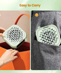 Pocket Sized Nail Dust Collector With 6000 RPM Powerful Suction For Home And Salon, Portable fits in bag and trouser pocket