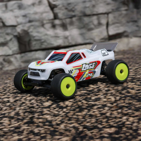Micro RC Car 1/28 Scale 2WD Ready To Run With Aluminum Chassis And Oil Filled Shocks racing on indoor track
