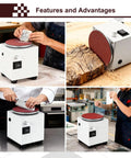 Do It All 4 To 6 Inch Mini Disc Sander And Bench Grinder With Bidirectional Stepless Speed Control 0 To 6000 RPM in use