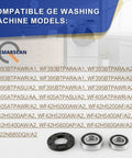 Washer Bearing And Seal Revival Kit Compatible With Samsung DC62-00156A 6601-002632 6601-002516 showing compatible GE washing machine models.