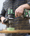 Kickass 36V Brushless Cordless Drill Delivering 155 Nm Torque With Reactive Force Control Tech For Zero Hassle drilling into wood.