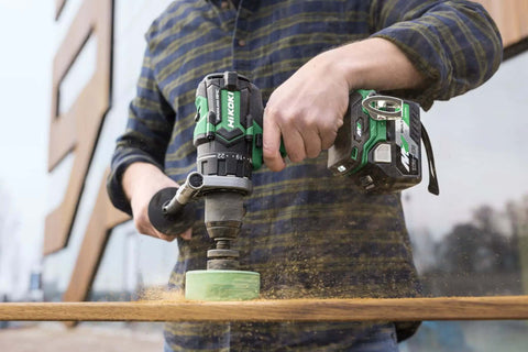 Kickass 36V Brushless Cordless Drill Delivering 155 Nm Torque With Reactive Force Control Tech For Zero Hassle drilling into wood.