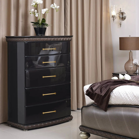 Black dresser with Solid Brass Cabinet Pulls 6.3 Inch 160mm Hole Center Heavy Duty Drawer And Dressing Table Handles 5Pcs