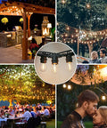 Shatterproof LED String Lights For Indoor Outdoor Use Waterproof And Weatherproof Cozy Warm White 2200K 70LM Output E26 Base 15 Pack