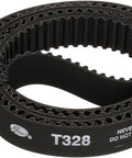 T328 Premium Automotive Timing Belt With PTFE Infused Jackets, High Grade HNBR Rubber, and Aramid Reinforced Backing in coiled view
