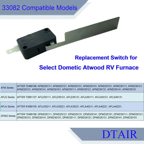 33082 Sail Switch Replacement Kit For Dometic Atwood RV Furnaces AFM Series Pack Of 2