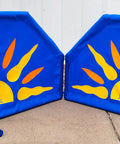 Free Standing Starburst Wings Dog Agility Training Indoor Outdoor Lightweight High Grade PVC Durable Obstacle Equipment