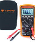 MM200 Digital Multimeter Auto Ranging 6000 Count Meter For AC DC Voltage Current Frequency And Resistance With Case
