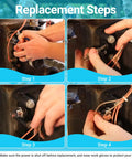 Heater Thermistor Replacement Sensor 42001-0053S installation steps for Pentair Sta Rite MasterTemp Max E Therm Pool and Spa Heaters.