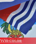 Close-up of 226 Country Flags Banner Set Mini National Flags showing vivid colors and detailed design in fabric.