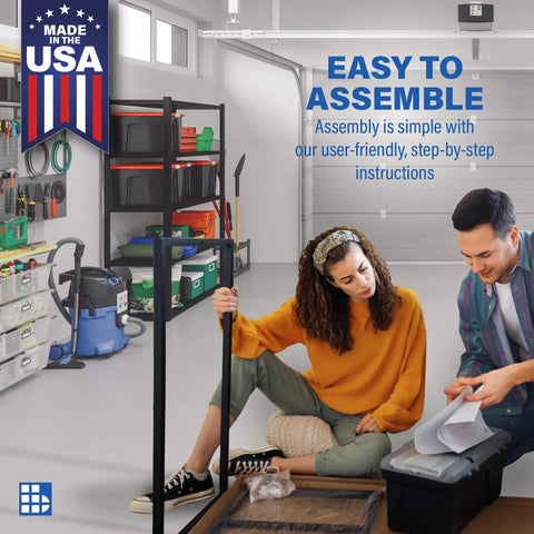 Badass 48 Inch Heavy Duty Workbench With Rock Solid Hardwood Top And Welded Steel Frame Adjustable Height From 32 To 38 Inches Handles Up To 2000 Pounds Bonus Side Shelf Made In The States For Real Workshop Grind