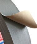 Cross Hatch Adhesion Test Tape Go-To 1 Inch Wide 160 Feet Gray ASTM D3359 Compliant close-up, gray surface with peeled edge
