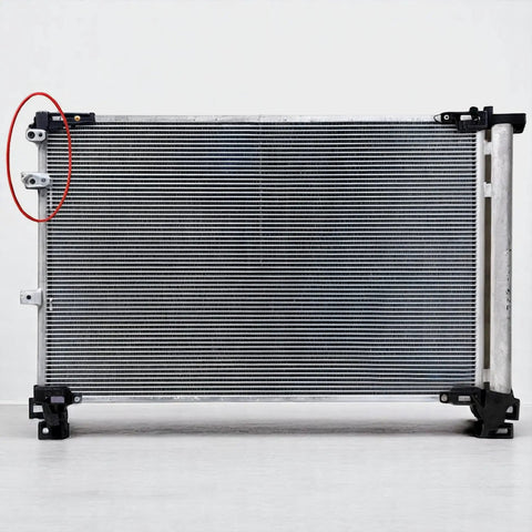 Car AC condenser compatible with Three Piece R134a Adapter Fittings Set With Hose For DIY Auto AC Quick Connects