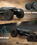 Off Road 1 To 10 Scale RC Car Reaches 68 Km Per Hour Fast Brushless Electric RTR Monster Truck With Material Upgrade And Wheelie Bar