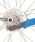 Pinion Pickup Tool For Bike Cassettes Seven To Twelve Speed Road And Mountain Bikes Lock Ring Remover Included Compatible Tool in Use