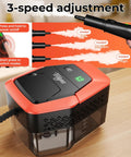 Heavy Duty 2500W Steam Cleaner With 1.9 Quart Tank And Four Bar High Pressure, showing 3-speed adjustment and controls