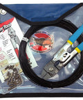 Spearfishing Line Rigging Kit With Crimping Tool Monofilament Line 100 Ft Black 250 Lb Double Copper Sleeves Boat Ready Repair Kit