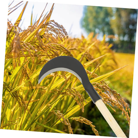 Long Handled Hand Scythe For Weeding In The Garden With Heavy Duty Manganese Steel Blade Japanese Style Garden Tool