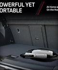 Go-To Portable Level 1 EV Charger For Home And On The Go 12 Amp At 120 Volt NEMA 5 15P Plug in car trunk with J1772 connector