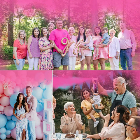 Game Changing Gender Reveal Prop Fake Fire Extinguisher Smoke Powder Canister For Vibrant Pink Or Blue Biodegradable Dust Baby Shower Essential Easy Peasy Setup Hits Different With Squad Approved Vibe