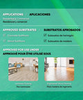 Straight Up Heavy Duty Underlayment Pad For Laminate And Engineered Wood Floors Featuring Gnarly Moisture Shield and use over concrete or wood subfloors