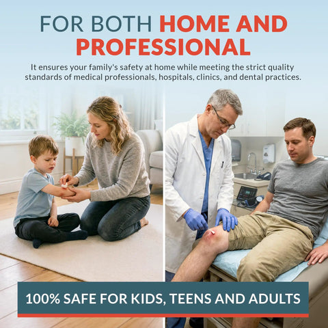 3 Percent Hydrogen Peroxide First Aid Antiseptic And Multipurpose Cleaner For Cuts Scrapes Burns And Minor Irritations USP Solution Two Gallons Safe For Skin And Everyday Home Use, family and clinic use