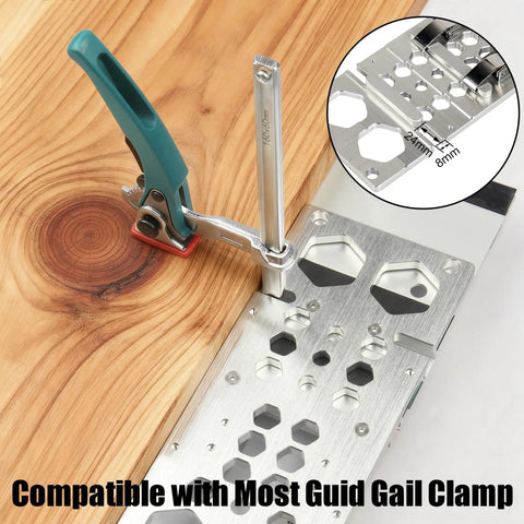13.4 Inch Track Saw Guide Rail Square For Precision 90 Degree Cuts With A Solid Aluminum CNC Machined Body Heavy Duty Lightweight