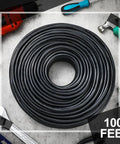 Pro Grade Sprinkler System Wire 18 Gauge Irrigation Cable With UV Resistant PVC Jacket For Underground Installations And Central Control UL Listed 30V 100 Ft coiled with tools