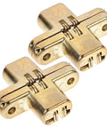 Hidden Cross Zinc Alloy Concealed Hinges Two Pack For Wooden Doors And Lightweight Worktops Frameless Cabinets Kitchen Cabinet Hardware Lowkey Silent Anti Rust Durable Door Hinge