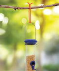 Gear Tie Original ProPacks Reusable Rubber Twist Ties For Indoor And Outdoor Use With Bendable Wire Core holding bird feeder