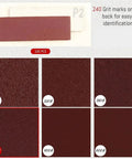 Kickin' It With 150pcs Premium Aluminum Oxide Sandpaper For Micro Sander Fine Polishing Sheets Wet Dry Use Hand Polisher Woodworking Trim Custom Cuts, assorted grit sheets.
