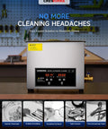 Pro Grade Ultrasonic Cleaner With Heater And Timer, 6L 1.6 Gallon Digital Sonic Cleaning Machine, 180W Stainless Steel