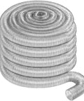 Coiled Beefy Heavy Duty 4 Inch 40 Foot PVC Dust Collection Hose For Vacuum Dust Debris And Fume Extraction Clear Flexible Puncture Resistant