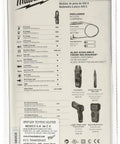 Back packaging of 400 Amp Clamp Meter with True RMS for AC DC up to 600V, CAT III 600V safety, showing features and accessories.