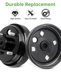 Electric Golf Cart Brake Drum Hub Assembly For EZGO TXT Replacement Fits Rear Hub Spline And Axle Shaft Replaces OEM 19186G1P
