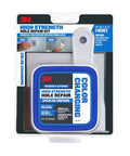 High Strength Drywall Hole Repair Kit With Color Changing Spackling Compound 12 Oz Includes Putty Knife Patch And Sanding Pad Fast Drying For Interior And Exterior Use Easy Fix For Small Holes package with spackling and tools visible