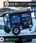 Keep The Lights On With A 12000 Watt Dual Fuel Portable Generator For Whole Home Power Backup Gas Or Propane With Electric Start