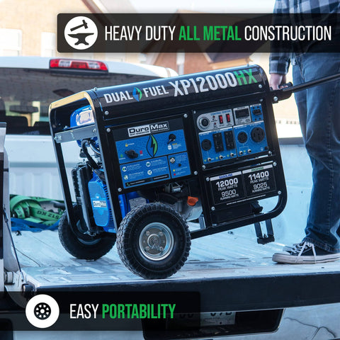 Keep The Lights On With A 12000 Watt Dual Fuel Portable Generator For Whole Home Power Backup Gas Or Propane With Electric Start