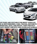 300 Piece Car Fuses Kit All In One Blade Fuse Assortment For Micro Mini And Standard Sizes 2A 3A 5A Auto Blade Fuse Replacement