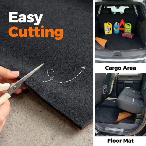Heavy Duty Oil Spill Mat For Garage Floor Under Car 64 By 32 Inches Waterproof With Durable One Quarter Inch Rubber Backing on car floor
