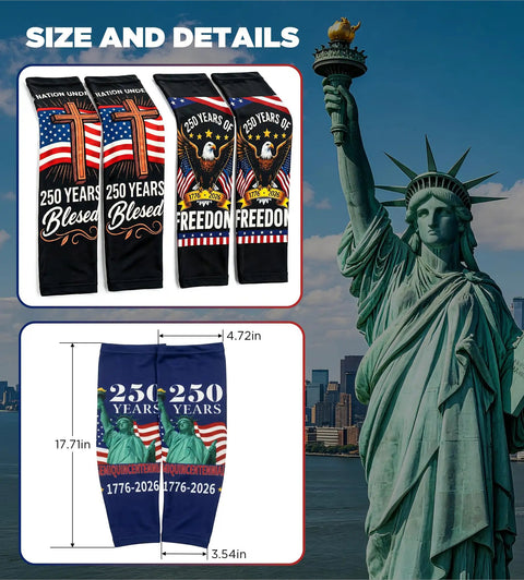 Stay Cool And Protected With Quality Compression Arm Sleeves Featuring Upf 50 Plus Sun Defense Tattoo Cover Designed Tough For Job Sites Bike Trails And Daily Grind Patriotic Vibes Guys And Girls Love