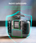 Pro Grade ELRS FPV Radio Transmitter With OpenTX EdgeTX Support CNC Hall Gimbals, AI Voice, in protective mode display