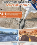 Rock Solid Self Leveling Concrete Crack Filler Tough As Nails Heavy Duty Cement Repair Paste for sealing large outdoor cracks.