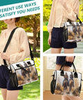 Insulated Lunch Tote Bag With Adjustable Shoulder Strap For Work, Picnics And Camping Keeps Food Warm Or Fresh Longer, Reusable
